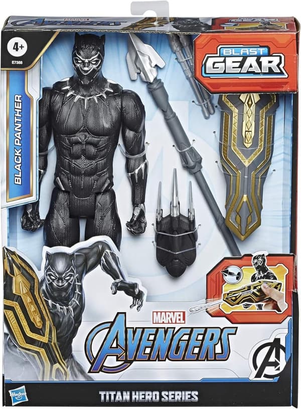 Black Panther Action Figure - 12-Inch Deluxe Toy for Kids