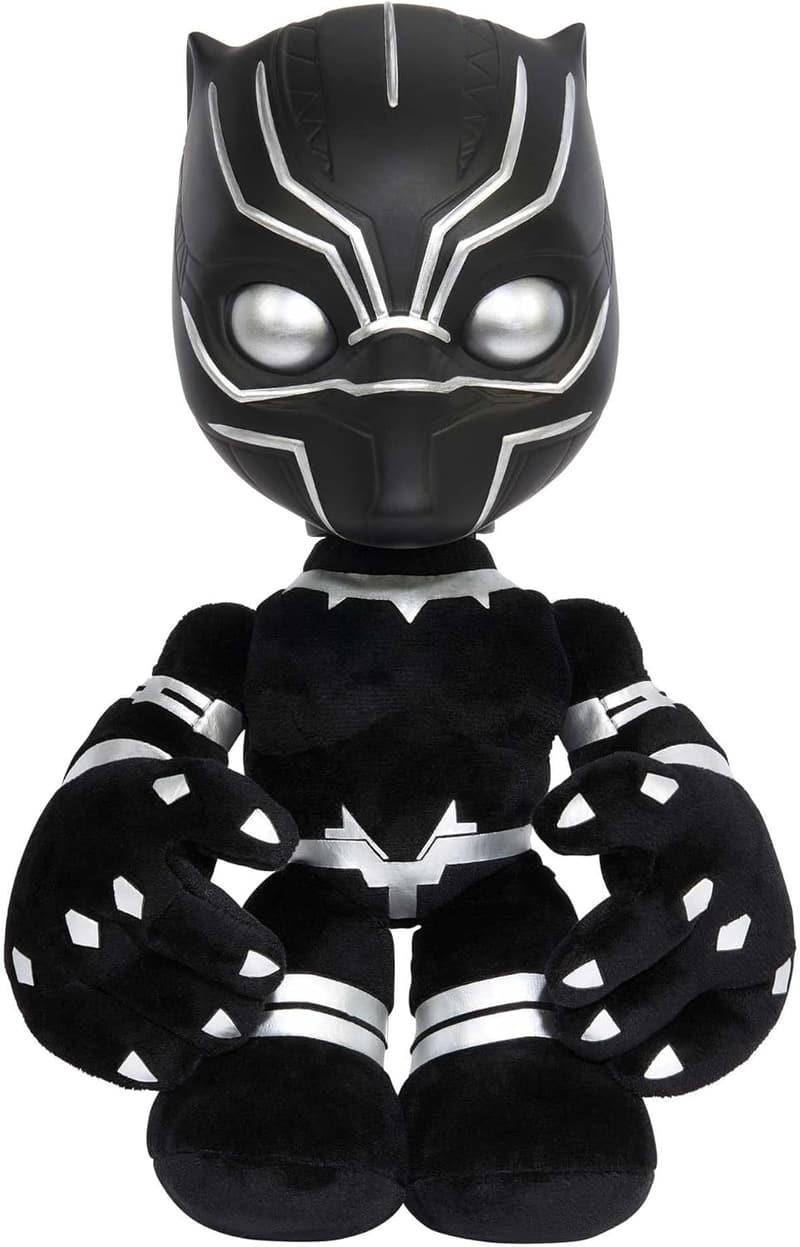 Marvel Black Panther Plush T'Challa Figure with Lights and Sounds