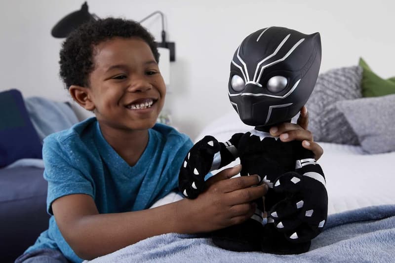 Marvel Black Panther Plush T'Challa Figure with Lights and Sounds