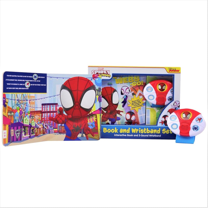 Spider-Man Interactive Book with 5-Sound Wristband