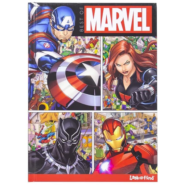 Marvel Look and Find Book - Spider-Man & Avengers