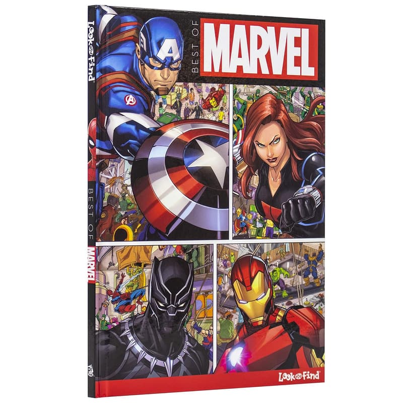 Marvel Look and Find Book - Spider-Man & Avengers