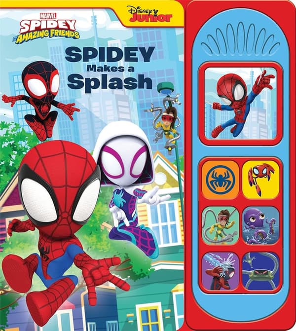 Spidey Makes a Splash Sound Book for Kids