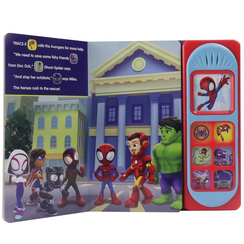 Spidey Makes a Splash Sound Book for Kids