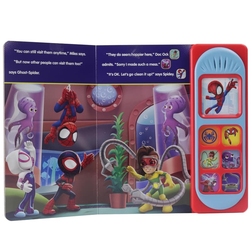Spidey Makes a Splash Sound Book for Kids