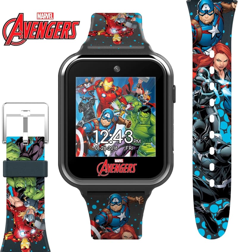 Avengers Kids Smartwatch with Games & Camera – USB Rechargeable