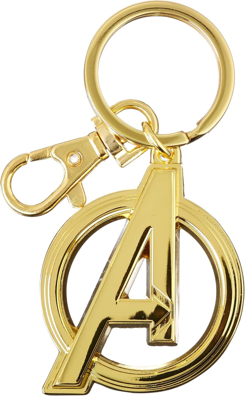 Avengers Logo Gold Pewter Key Ring – 3