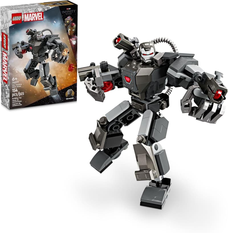 LEGO Marvel War Machine Mech Armor Toy for Kids, Age 6+