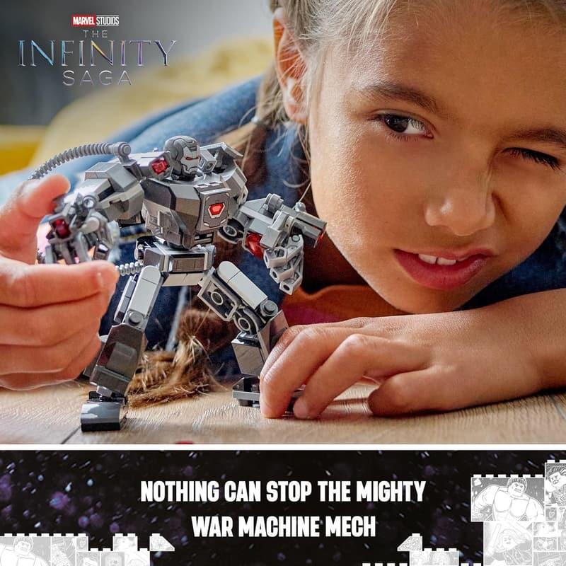 LEGO Marvel War Machine Mech Armor Toy for Kids, Age 6+