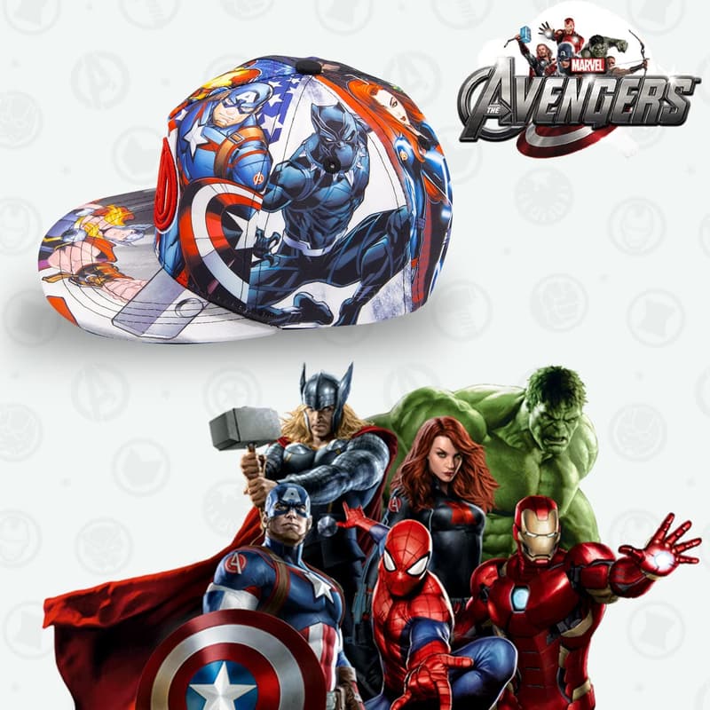 Avengers Baseball Cap for Boys Ages 5-14