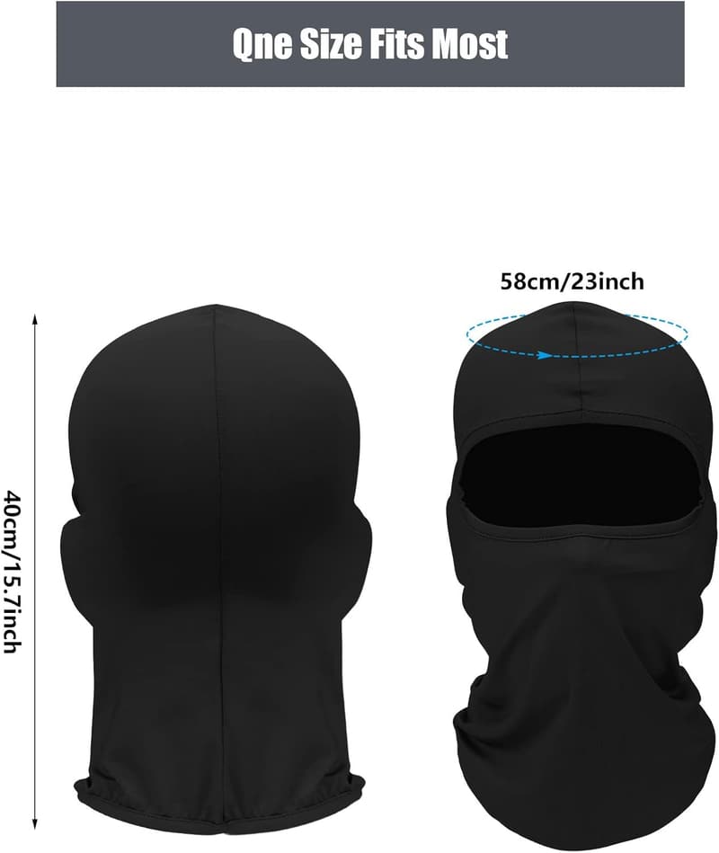 Summer UV Protection Balaclava Mask Set for Men and Women