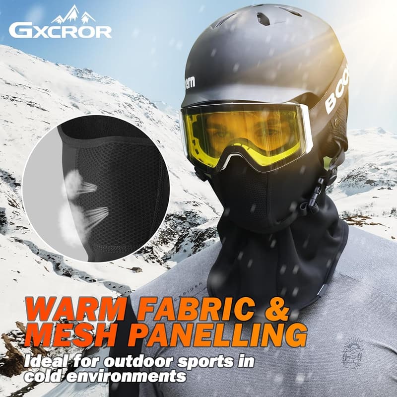 Windproof Thermal Balaclava Ski Mask for Cold Weather