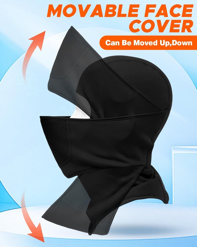 Fleece Balaclava Ski Mask for Men and Women - Winter Face Covering