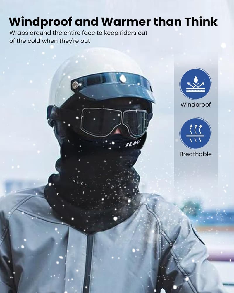 Ski Balaclava Face Mask for Motorcyclists - Model FM01