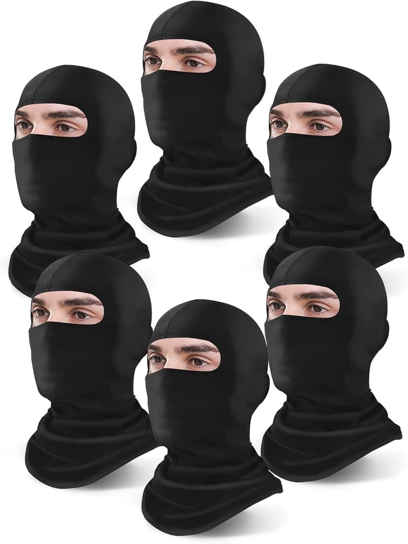Full Face Ski Masks for Men and Women - 6 Pack