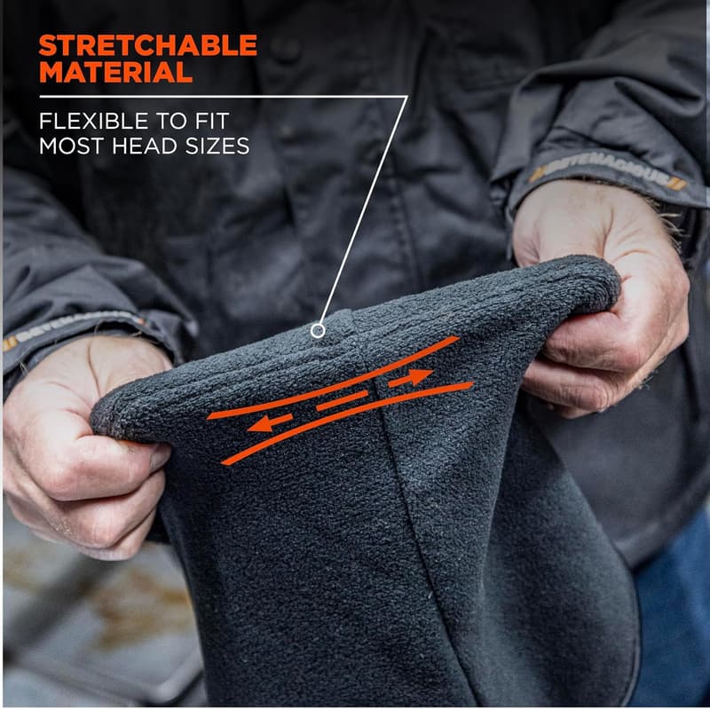 Thermal Black Fleece Balaclava for Winter