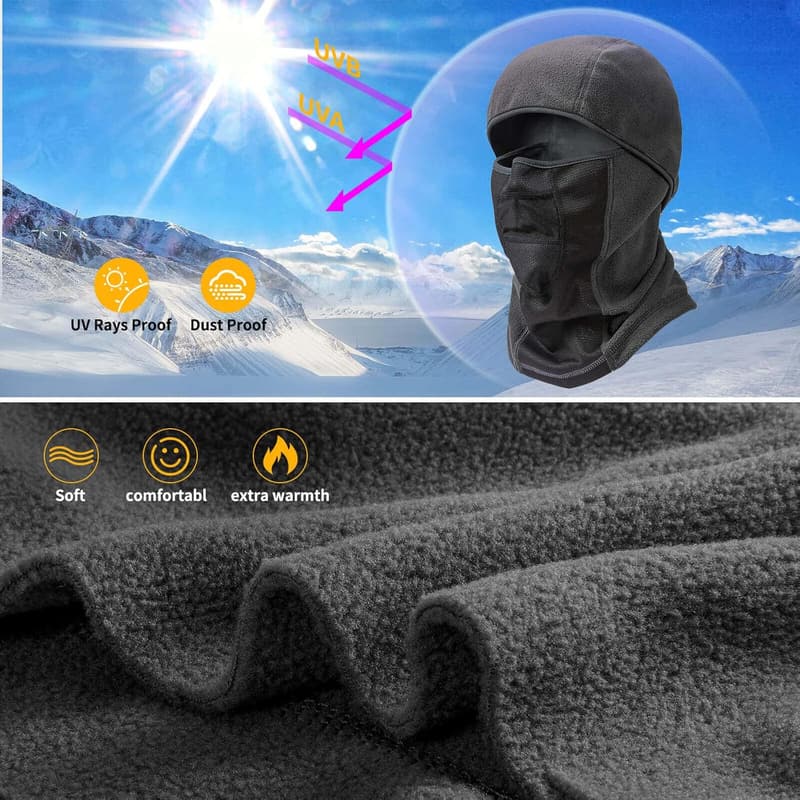 Winter Ski Balaclava - Breathable, Windproof Thermal Mask