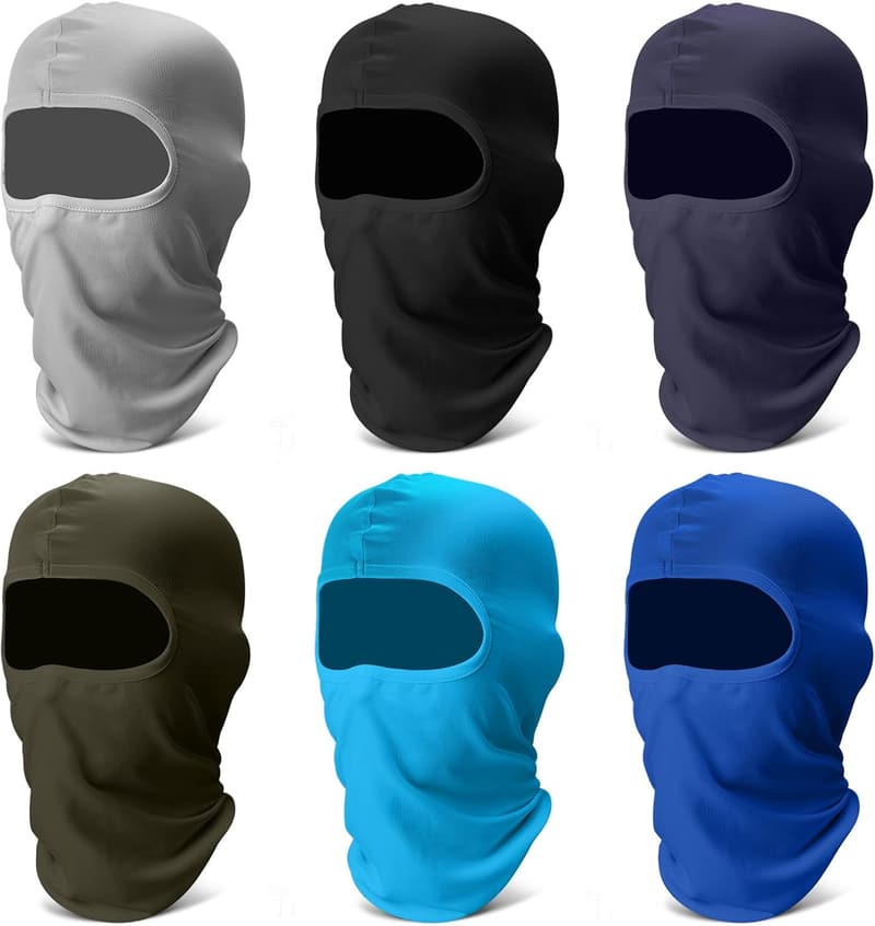 Cooling Balaclava Ski Masks - 6 Pack Face Cover Set