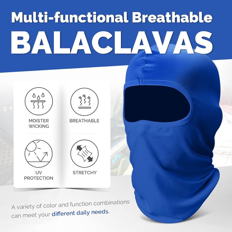 Cooling Balaclava Ski Masks - 6 Pack Face Cover Set