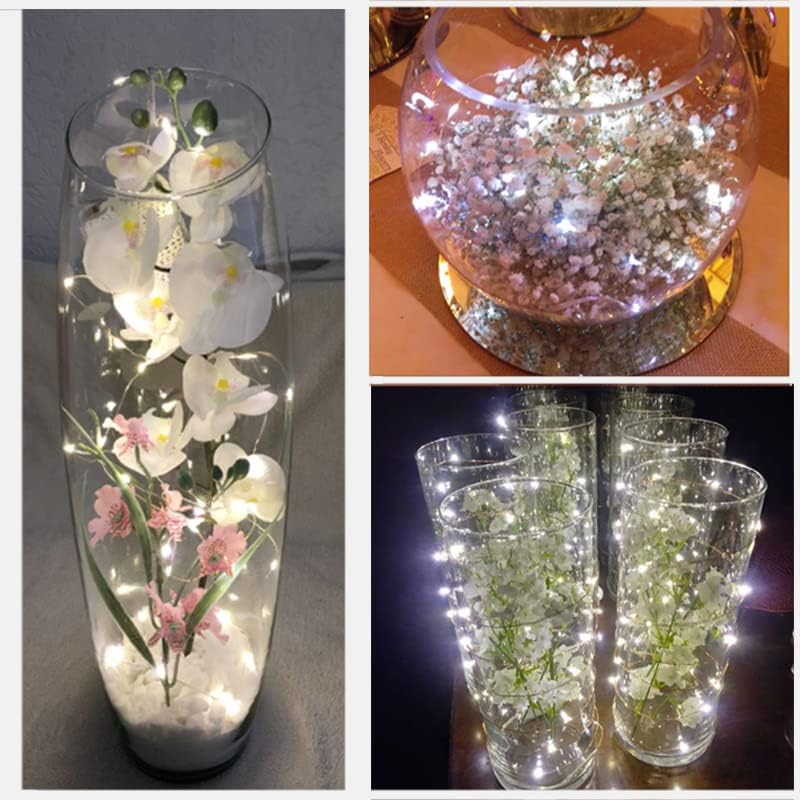 10FT Battery-Operated Copper Wire Fairy Lights - 30 LEDs, Waterproof