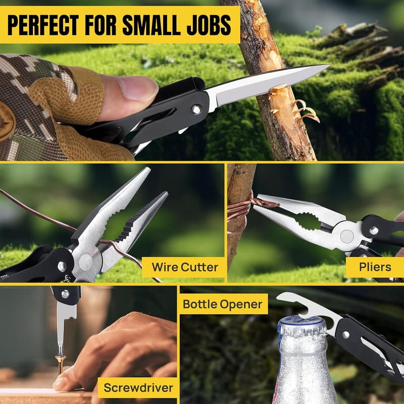 28-in-1 Survival Kit for Men - Unique Gifts for Camping & Hiking