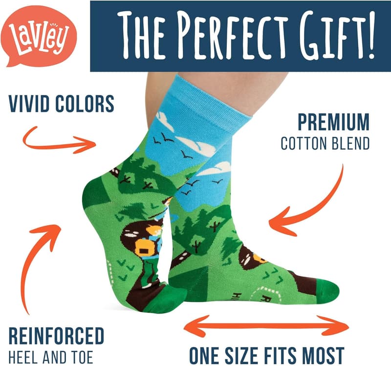 Funny Socks - Fun Gift for Men, Women, and Teens