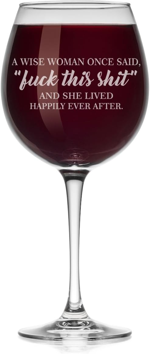 Funny Wine Glass - 
