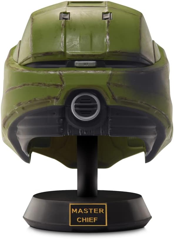 Master Chief Deluxe Helmet with LED Lights and Stand
