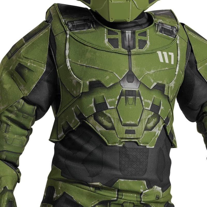 Halo Kids Master Chief Jumpsuit with Helmet and Armor