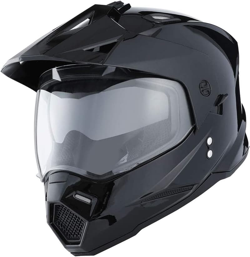 Dual Sport Motocross Full Face Helmet with Dual Visor