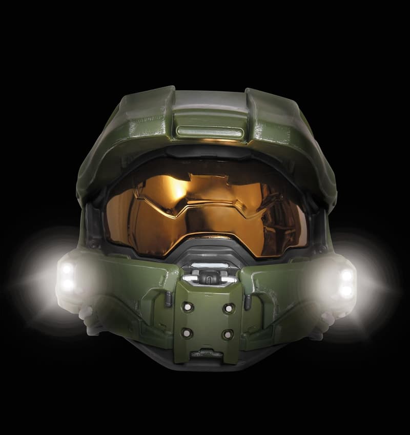 Master Chief Light-Up Helmet for Boys - Green