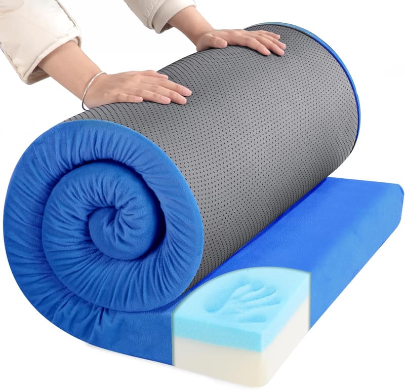 Portable 3-Inch Waterproof Memory Foam Camping Mattress