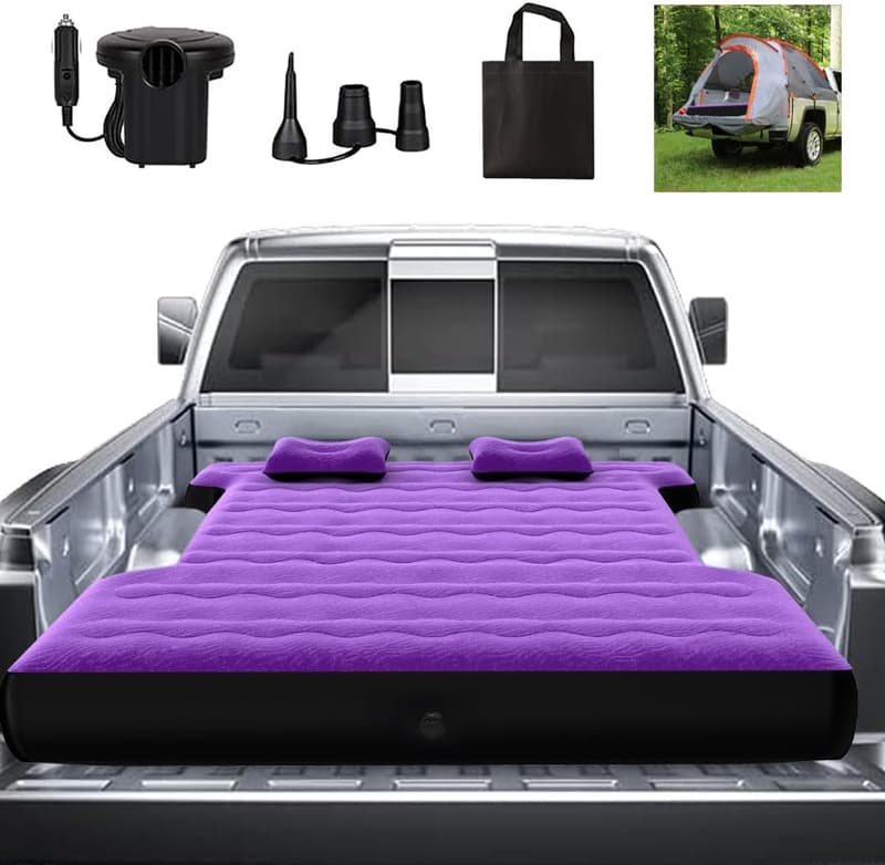 Camping Truck Bed Air Mattress for 5.5-5.8 Ft Short Beds