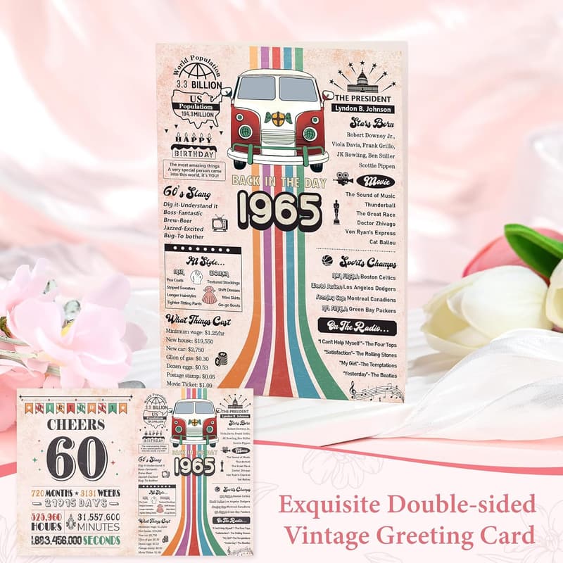 60th Birthday Gift for Women - Unique Ideas & Cool Presents