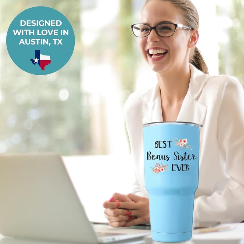Bonus Sister 30oz Tumbler – Unique Gift for Birthdays & Mother's Day