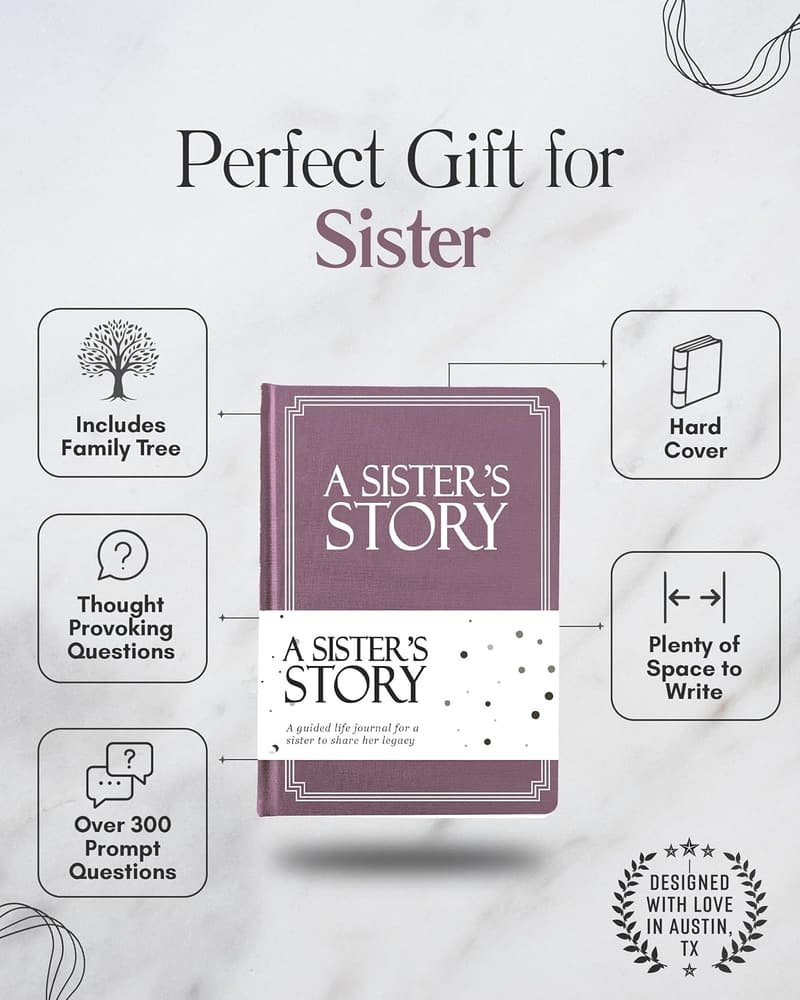 Sister's Journey Journal: 250+ Prompts for Sentimental Memories