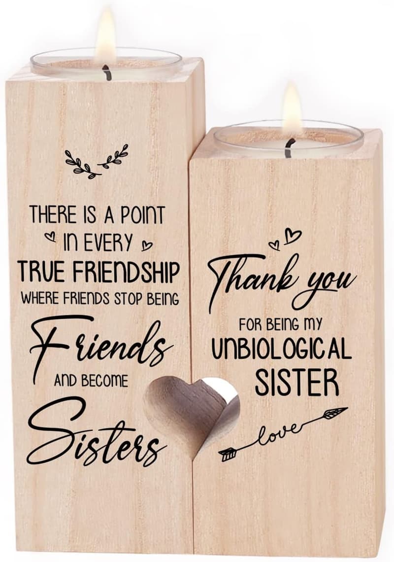 Birthday Gift Candle for Women - Thank You for My Unbiological Sister