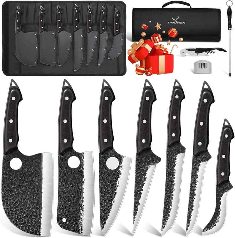 Father's Day 18PCS Hand Forged Butcher Knife Set
