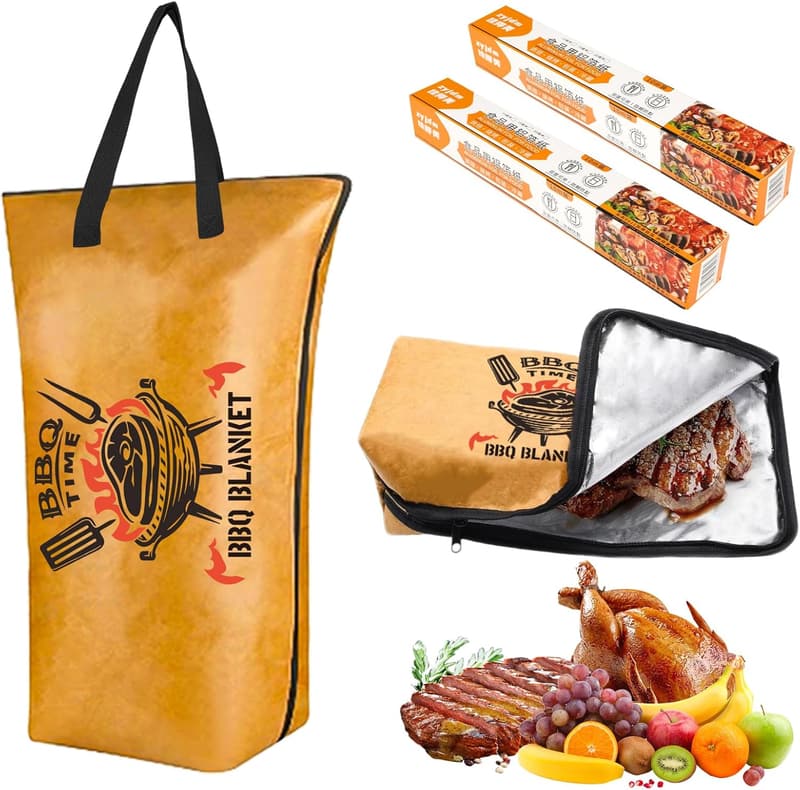 Meat Resting Blanket - 22-Inch BBQ Gift for Men