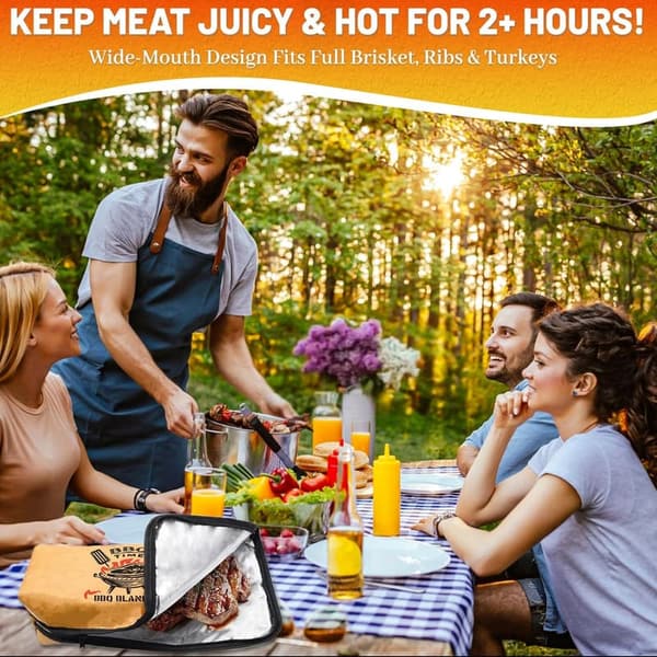 Meat Resting Blanket - 22-Inch BBQ Gift for Men