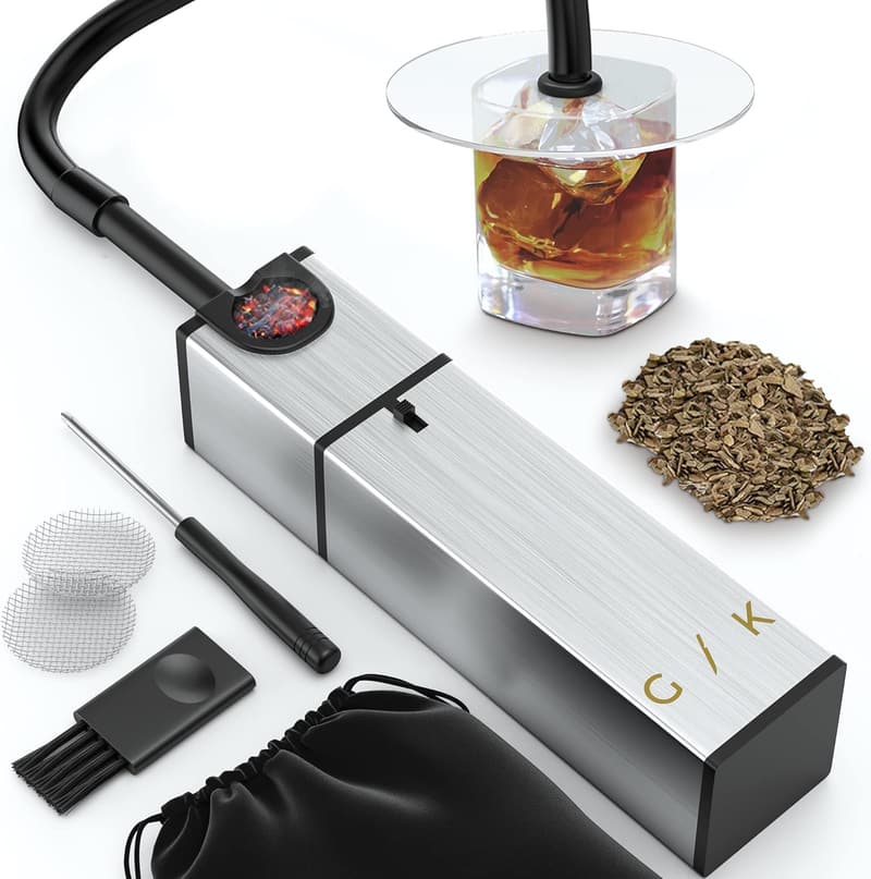 Cocktail Smoker Kit - Indoor Infuser with Wood Chips