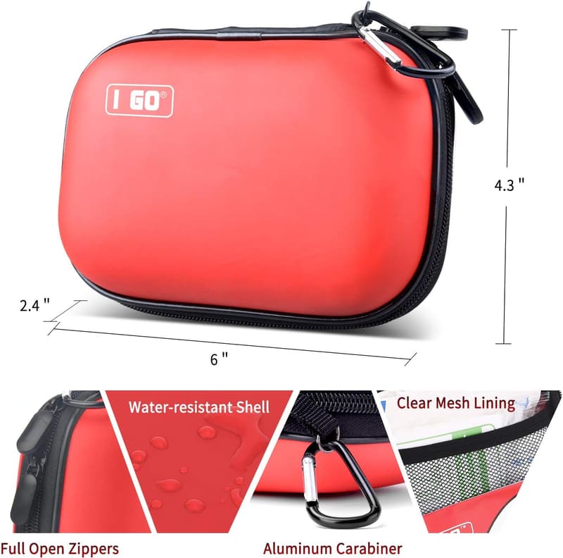 Mini First Aid Kit - 85 Pieces for Travel & Outdoor Activities