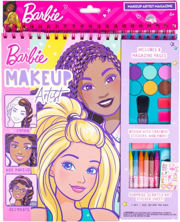 Barbie Makeup Artist Magazine: Create Looks with 130+ Stencils & Stickers