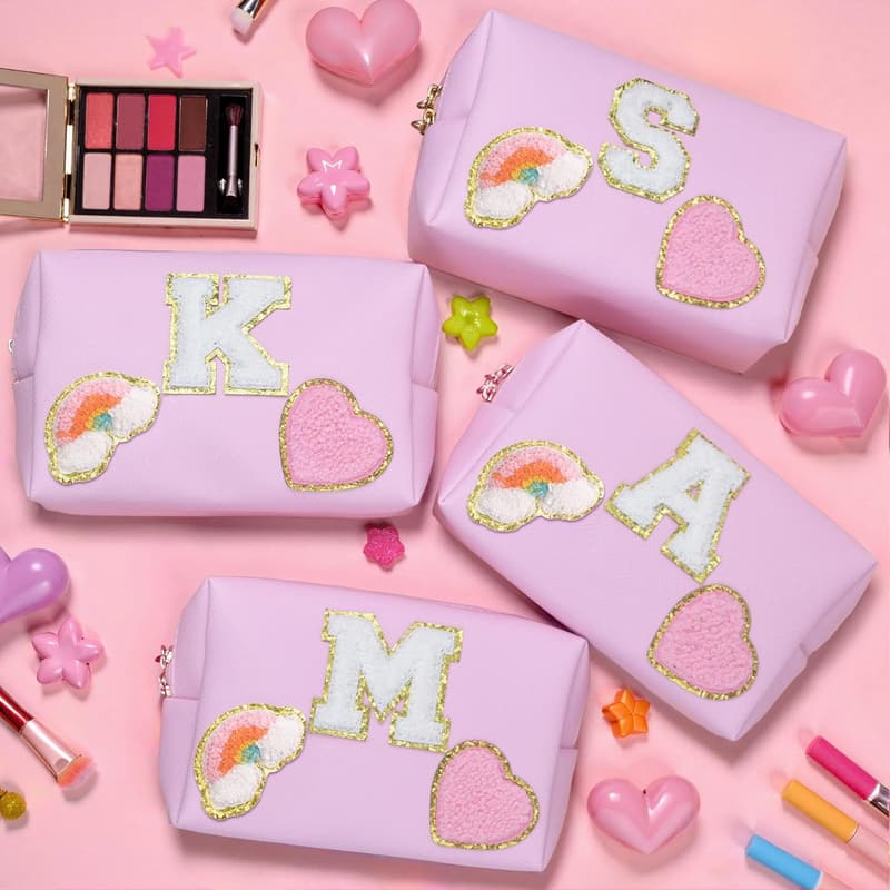 Personalized Skincare Cosmetic Bag for Kids Birthday Gifts