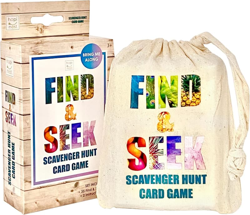 Kids' Scavenger Hunt Card Game for Indoor & Outdoor Fun