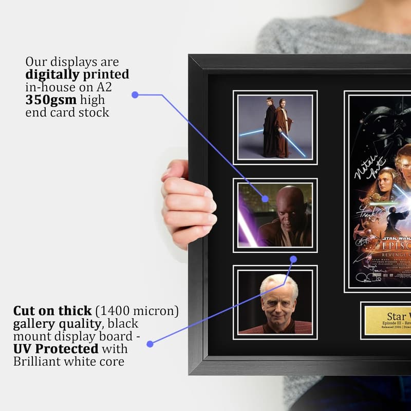 Star Wars Revenge of the Sith Autographed Display Montage