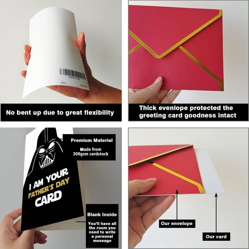 Star Wars Father's Day Card for Dads and Sons
