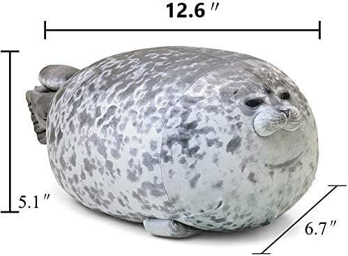 Cute Chubby Blob Seal Plush Toy - 11.8