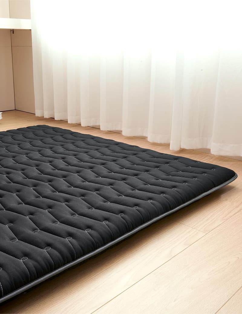 Japanese Foldable Futon Mattress - 100% High-Density Foam, Twin Size