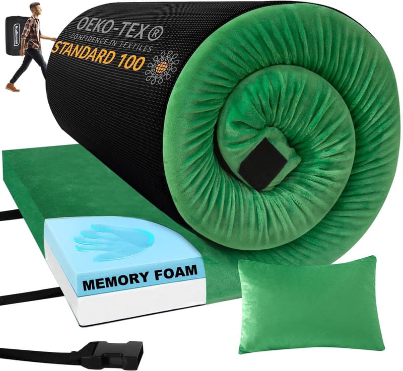 Portable 3-Inch Thick Memory Foam Camping Mattress